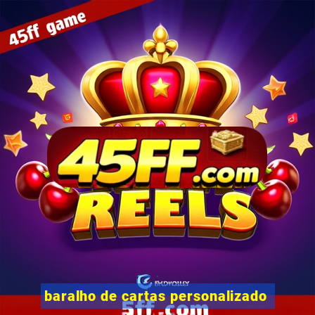 baralho de cartas personalizado